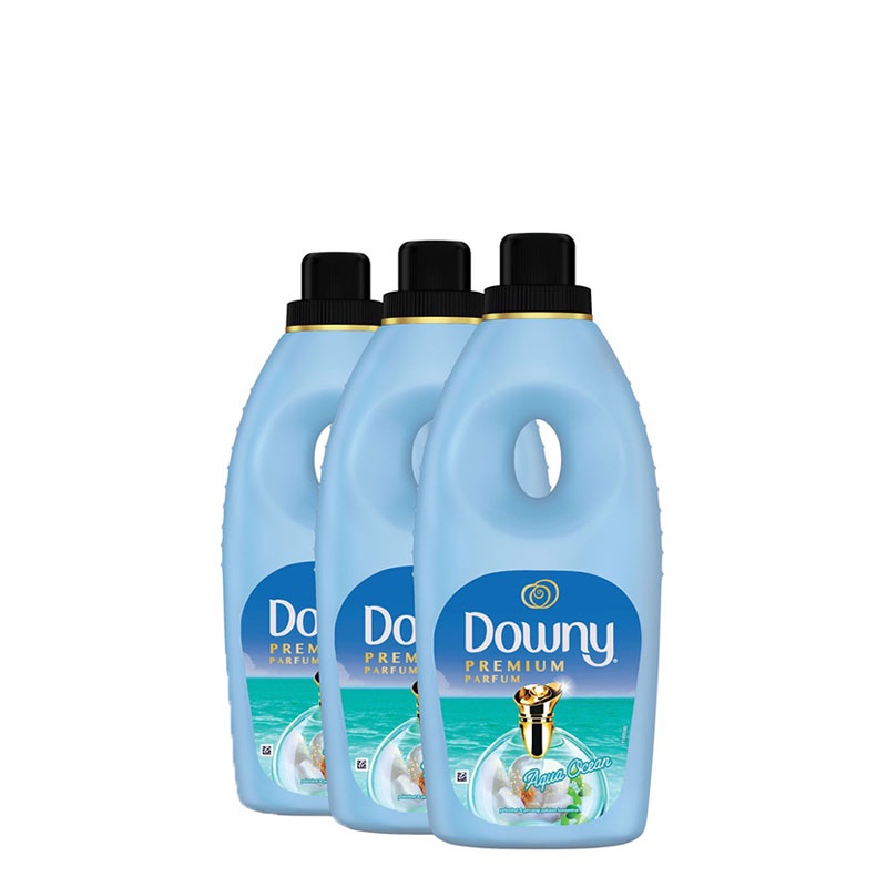 Downy Pelembut Pakaian Botol Aqua Ocean 3 x 800 mL