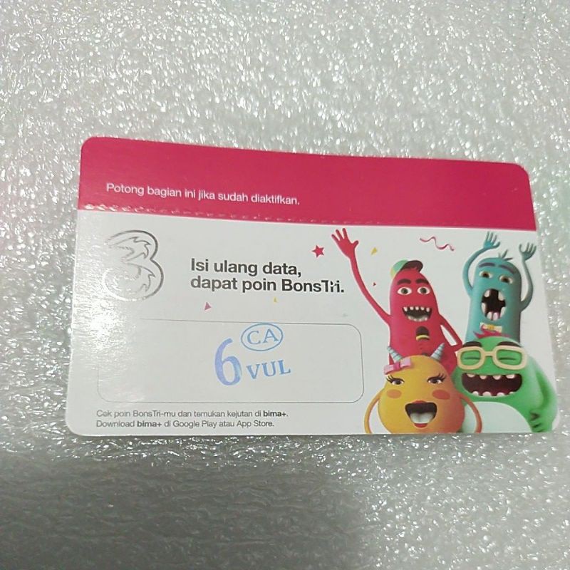 VOUCHER DATA TRI 6 GB UNLIMITED