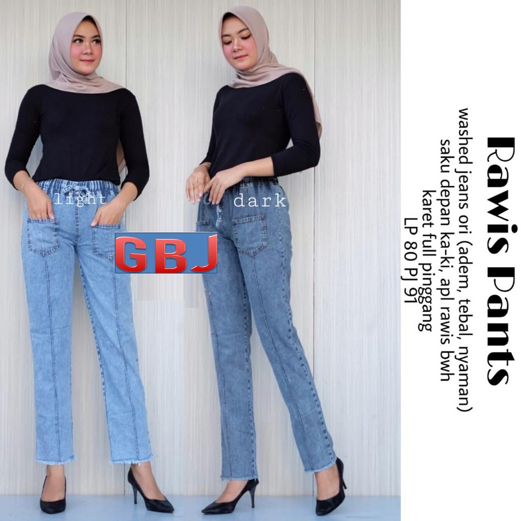 BAGGY RAWIS PANTS GROSIR JEANS MURAH SOLO GBM