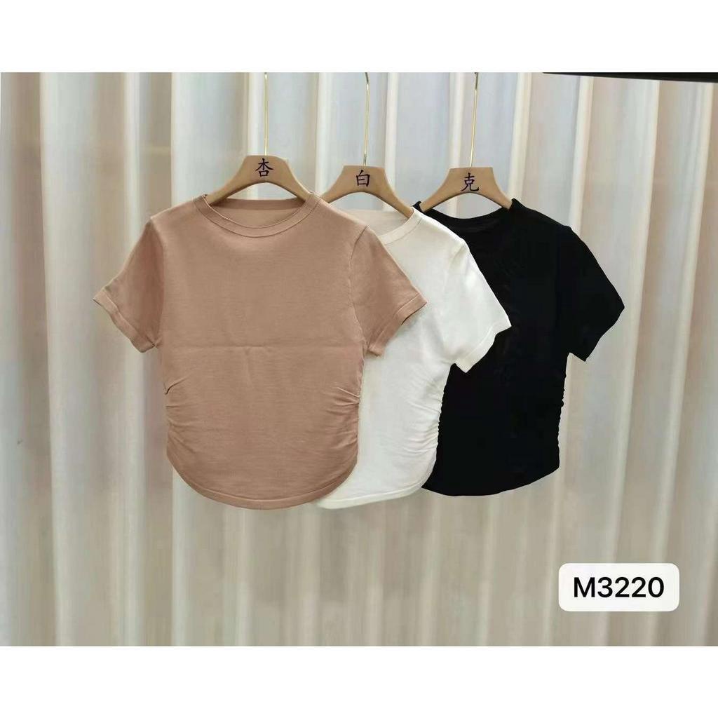 Kyla Top Knit Import - Rajut Polos Import - Atasan Fashion Korea Wanita TM (M3220)