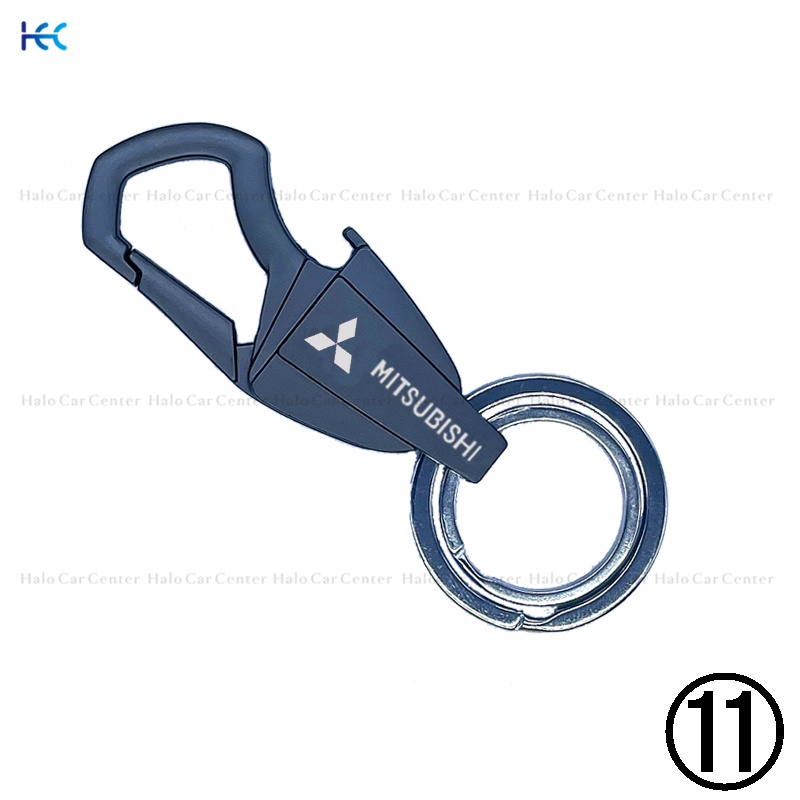 【Ready Stock】Alloy Metal Logo Motorcycle Keychain Car keychain SET for Mitsubishi