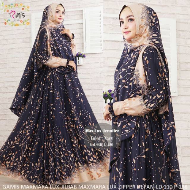 Gamis & khimar maxmara SELENA SYARI ORI YUSHA | YUSHA ILYASA AYSILA JENIFER JENNIFER ORI RINS ALISHA