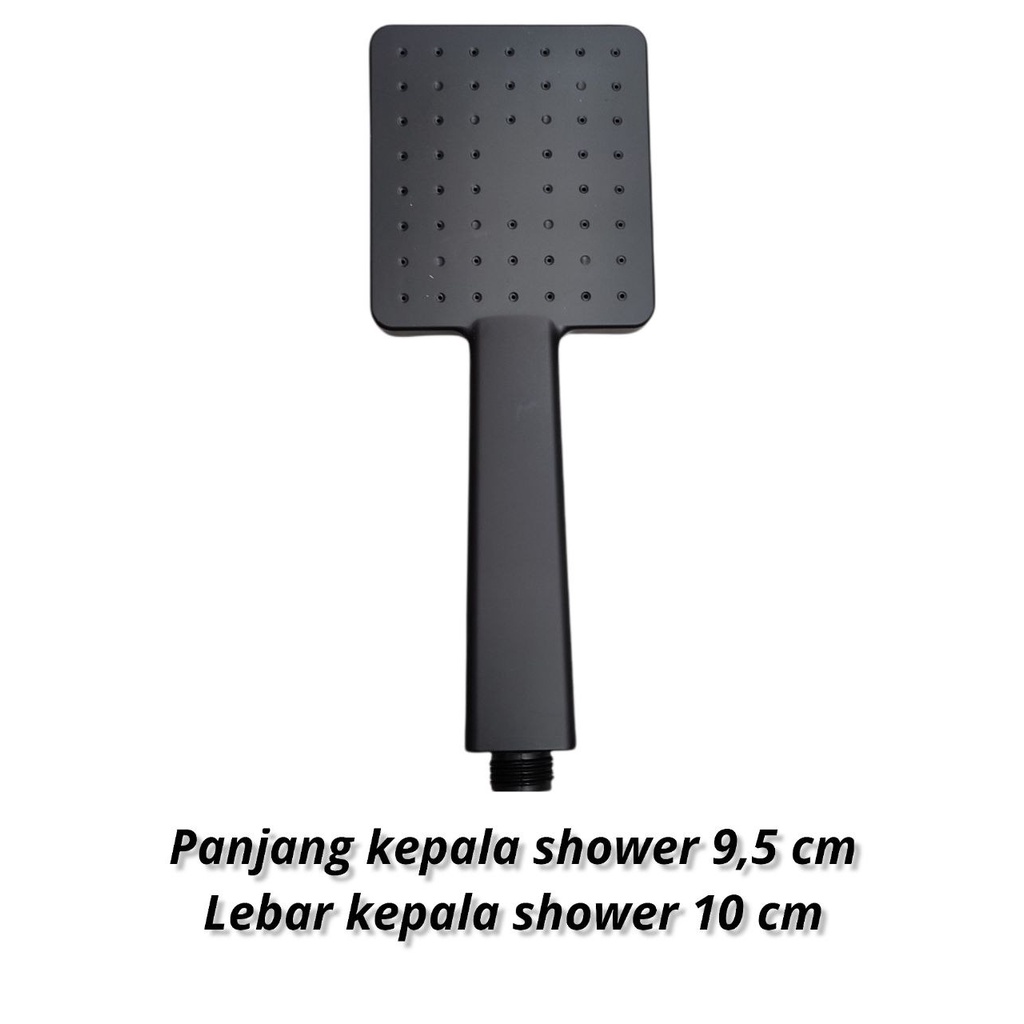 Kepala Shower Mandi Hitam Anti Karat Model Terbaru PROMO HARGA AGEN