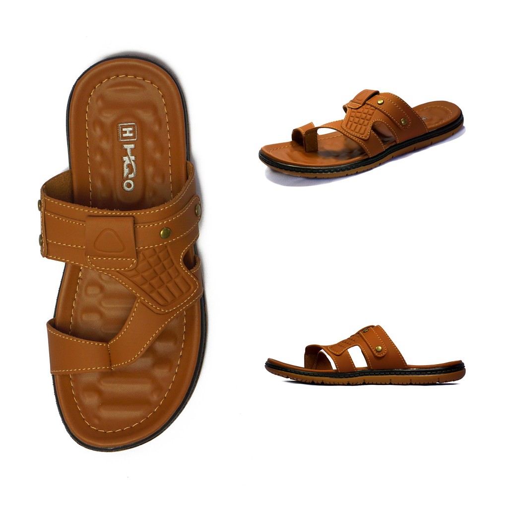 HQo Sandal Pria Terbaru / Sandal Pria Casual / Sandal Pria Kulit / Sandal Pria Murah / MARKO