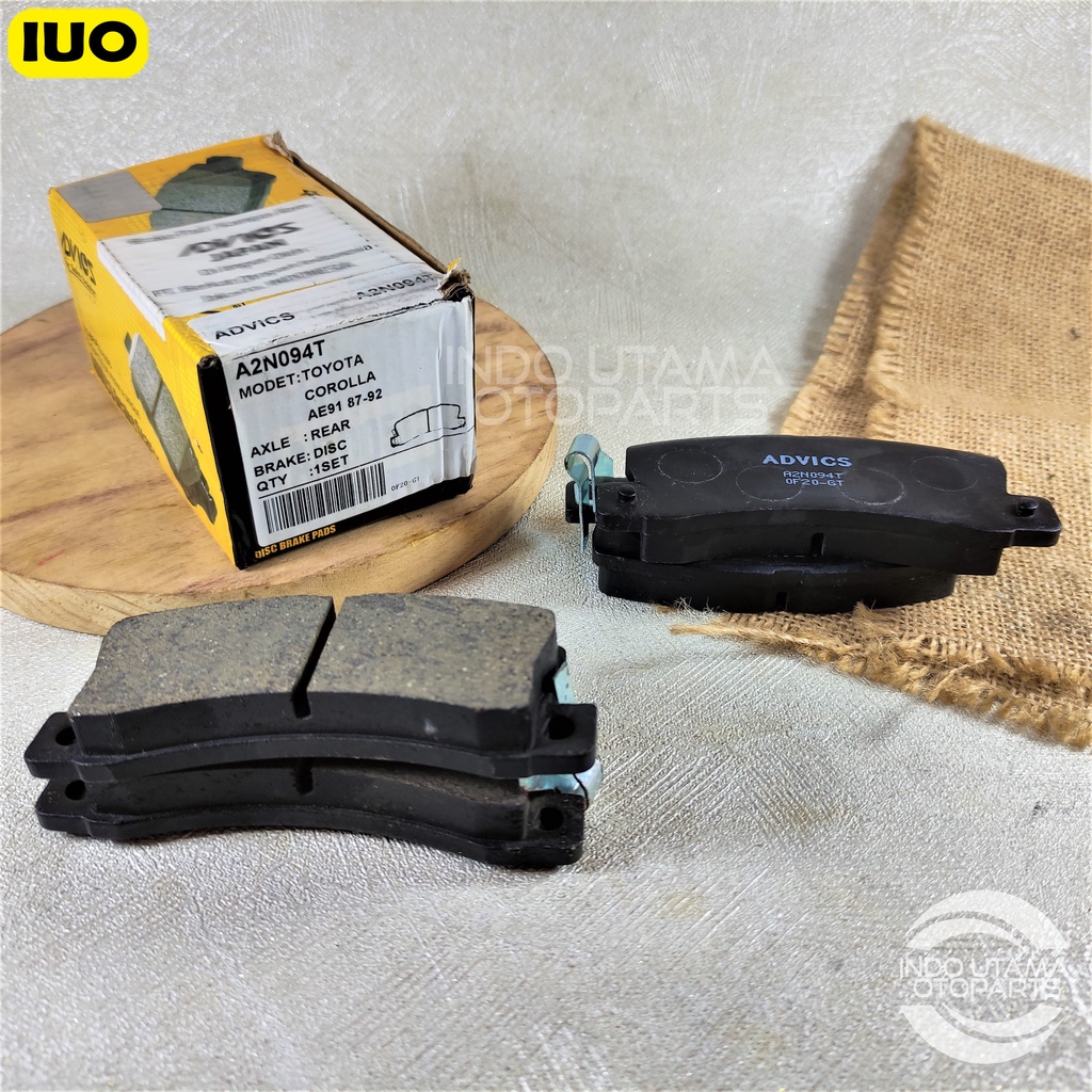 Brake Pad AISIN Corona Absolute ST191 Kampas Rem ADVICS A2N094T - ORIGINAL