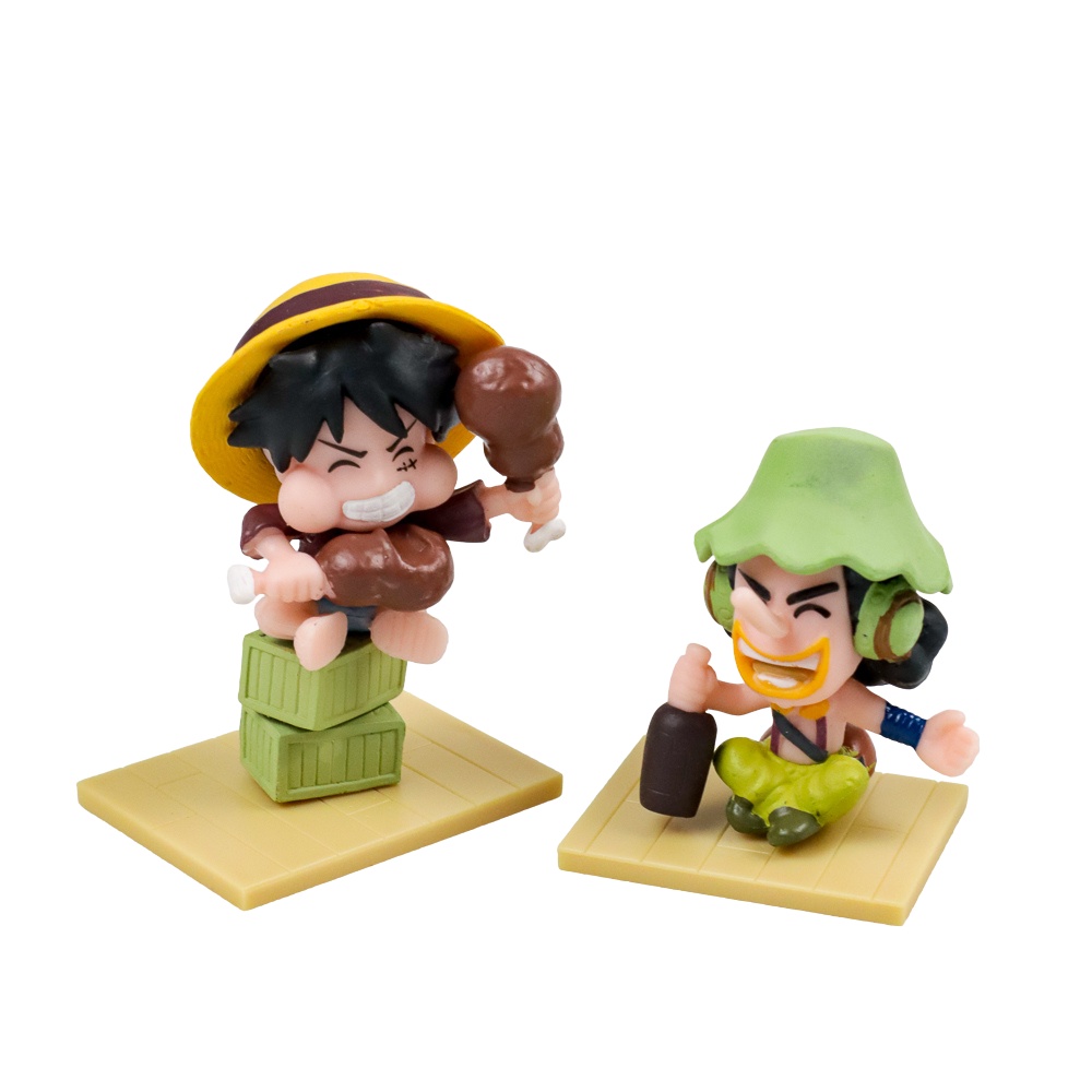 GIJ - Action Figure One Piece 9 PCS