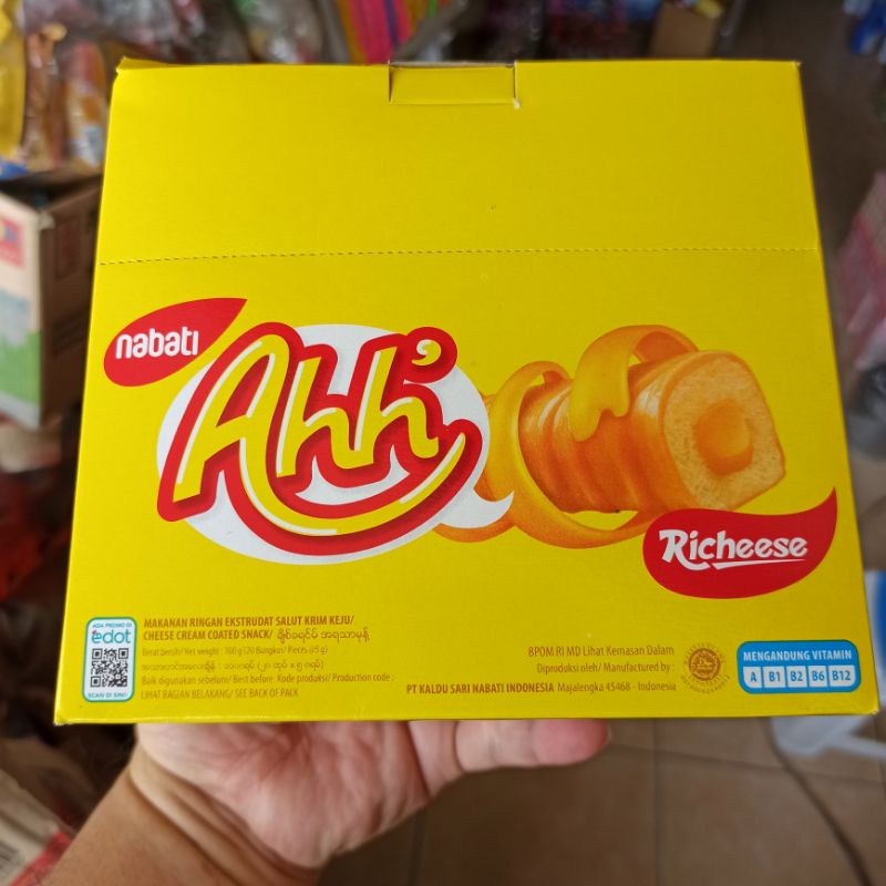 

Snack Richeese Nabati Ahh Rasa Keju Krim Salut