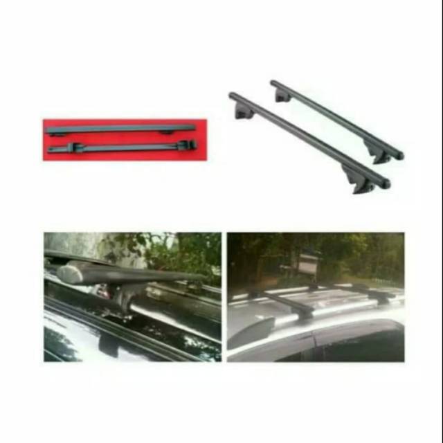 Cross bar jepit roof Rail mobil universal