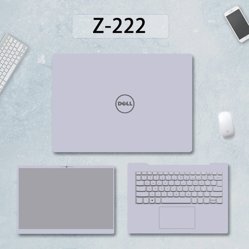 Dell Notebook Sticker Lingyue 14pro PURE COLOR Simple Shell Sticker 5418 Achievement 5310 / 5510 Solid Color Protective Film 15plus Computer 7510 Film 15.6 Inch 7000 Full Body Sticker