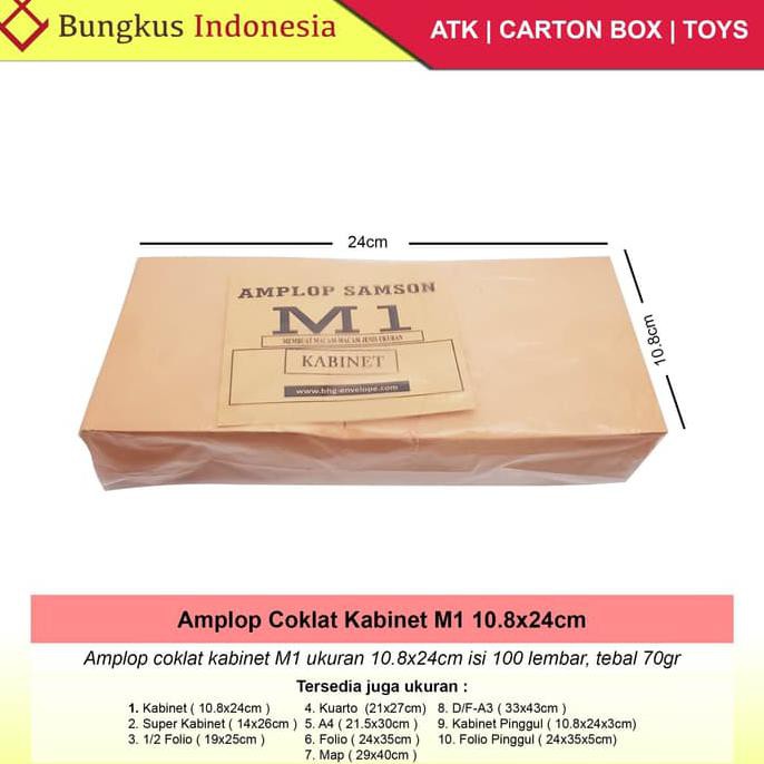 

Amplop Coklat KSK Kabinet (10.8x24cm) TERBATAS