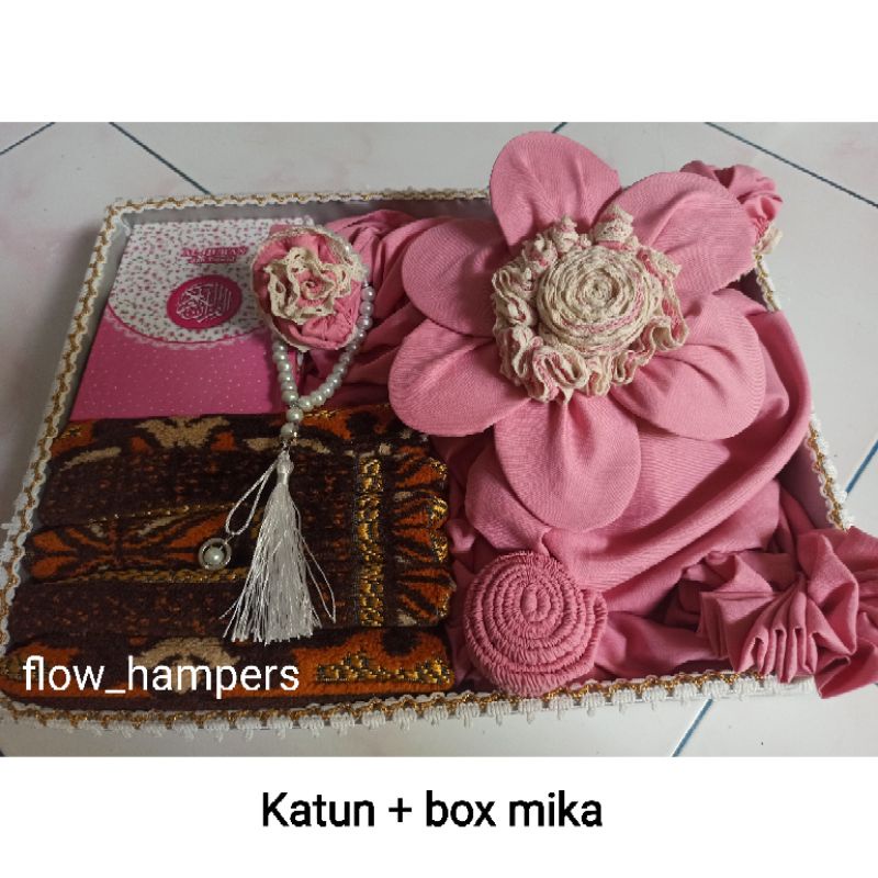 Paket hantaran pernikahan alat sholat