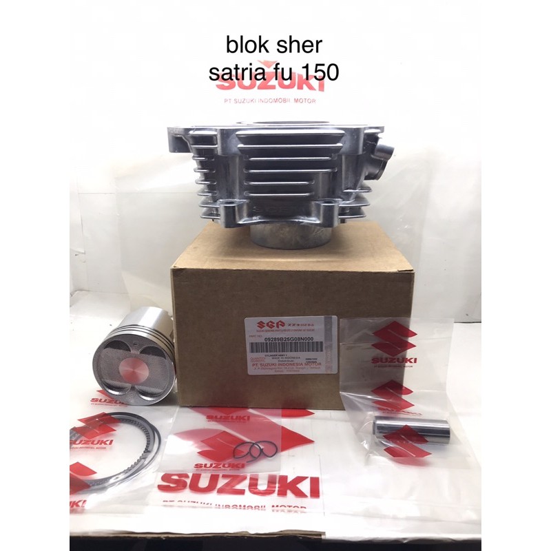 blok seher satria fu 150 karburator bonus paking top set