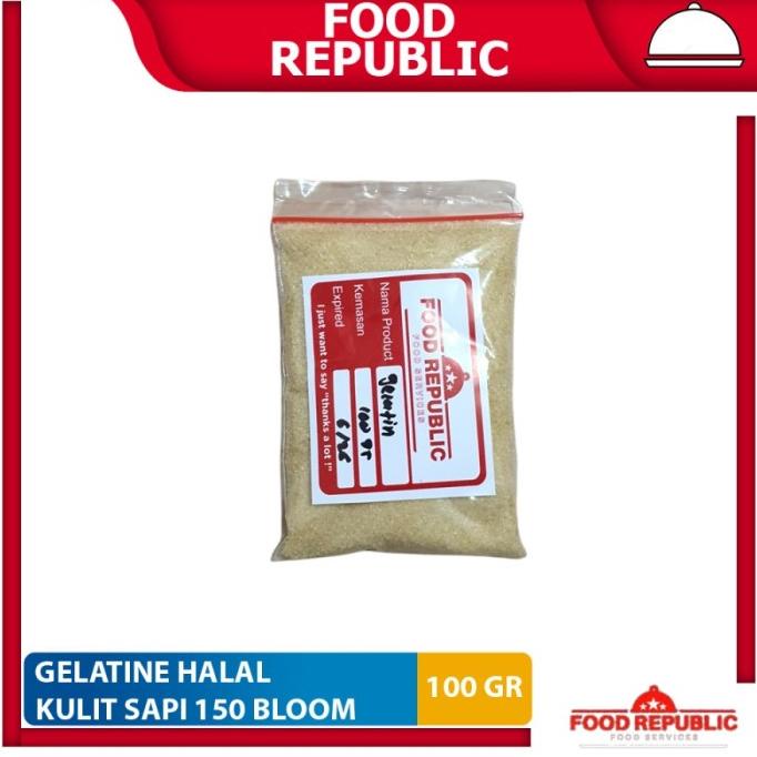 

GELATINE BUBUK 500 GR HALAL REPACK - GELATIN POWDER - IMPORT PREMIUM TERLARIS TERPERCAYA ORIGINAL