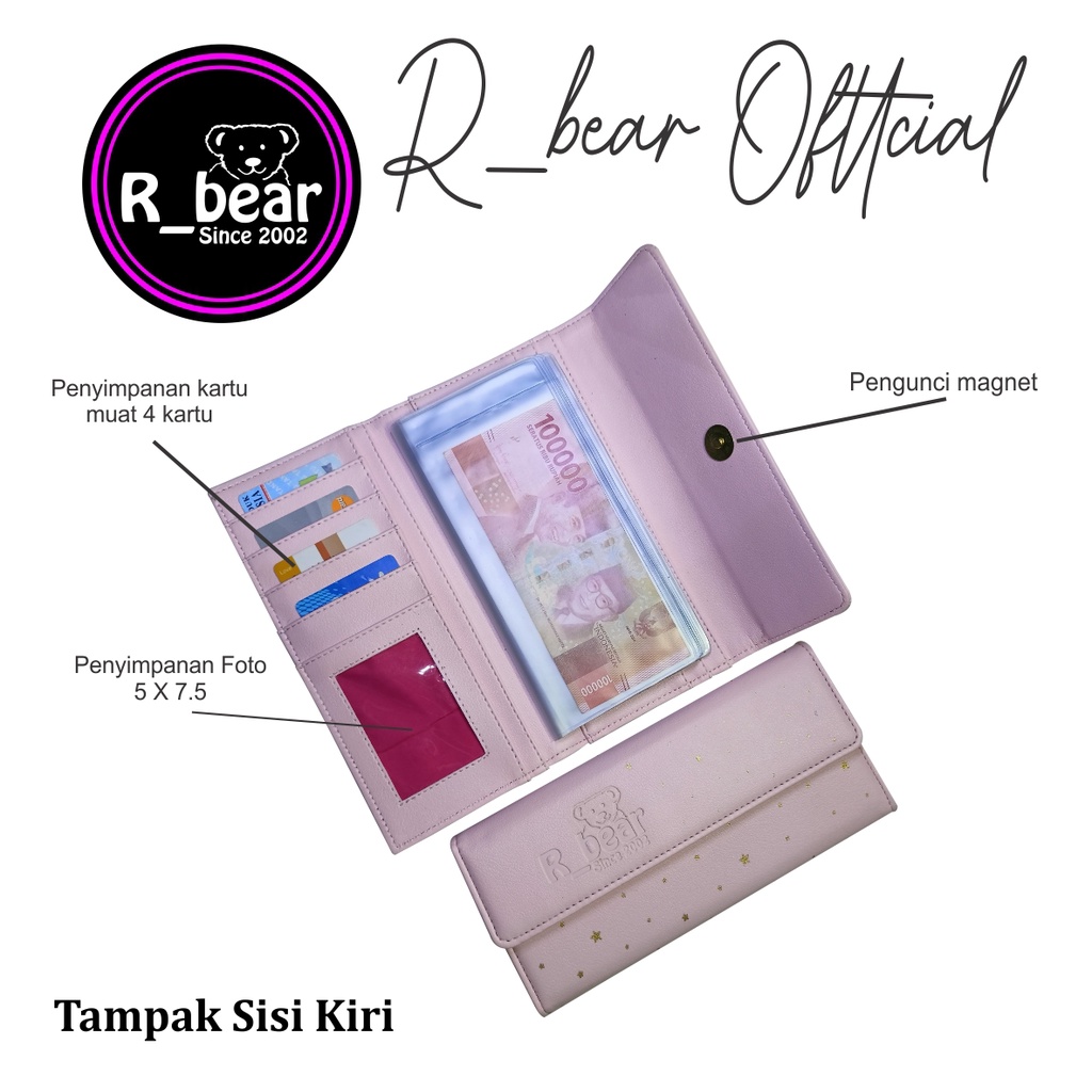 Wallet Organizer R_Bear Premium  Dompet Disiplin Keuangan Dompet Pintar Pengatur Keuangan Bulanan