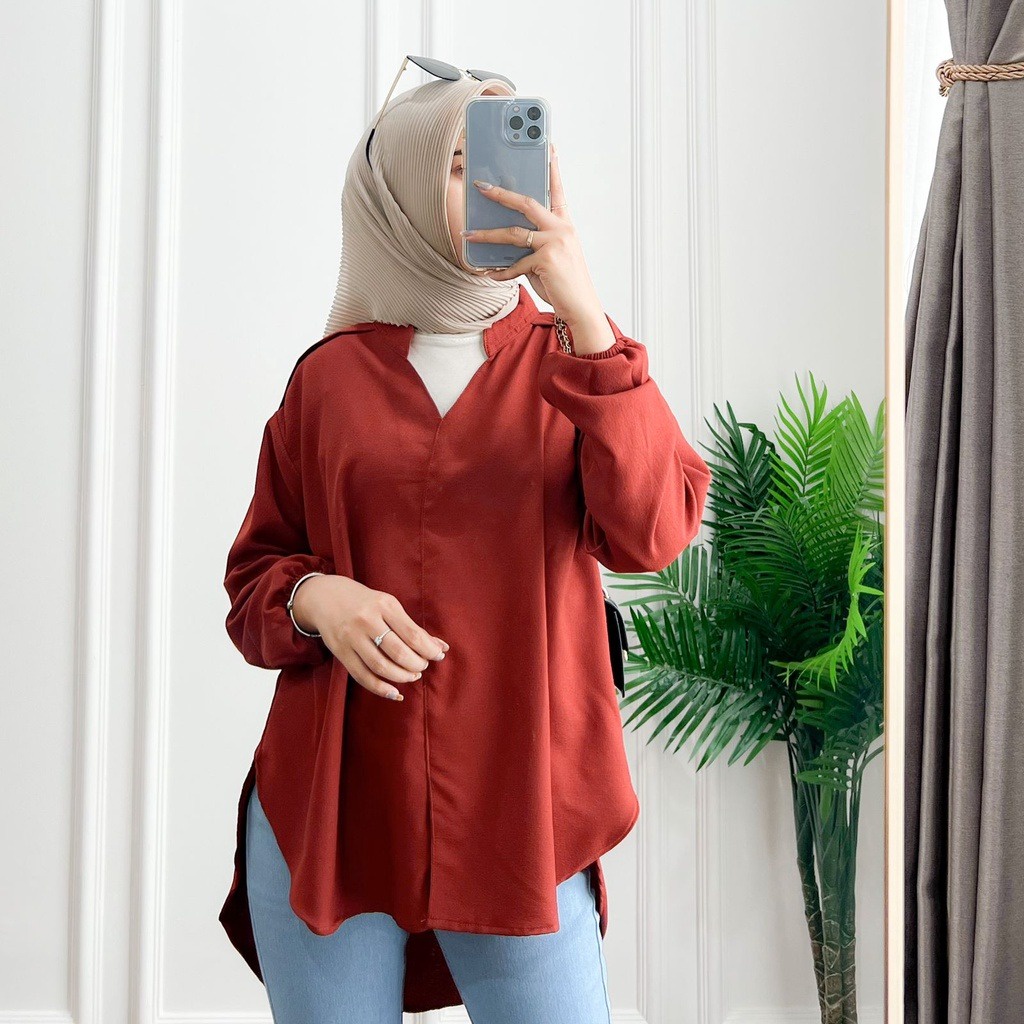 VINA BLOUSE - NEW MODEL - PAKAIAN WANITA - BISA COD