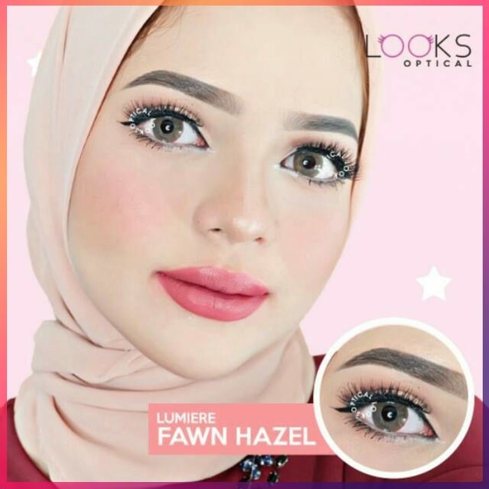 SOFTLENS LUMIERE FAWN HAZEL 14.5MM (NORMAL/-10.00)