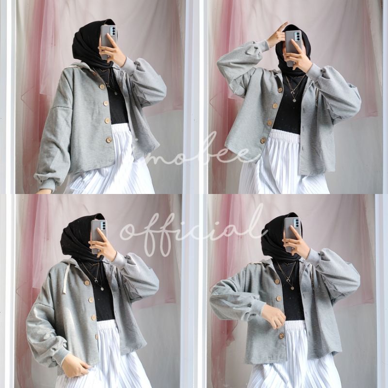 KIMMY OVERSIZE BUTTON // JAKET OVERSIZE BALON KANCING