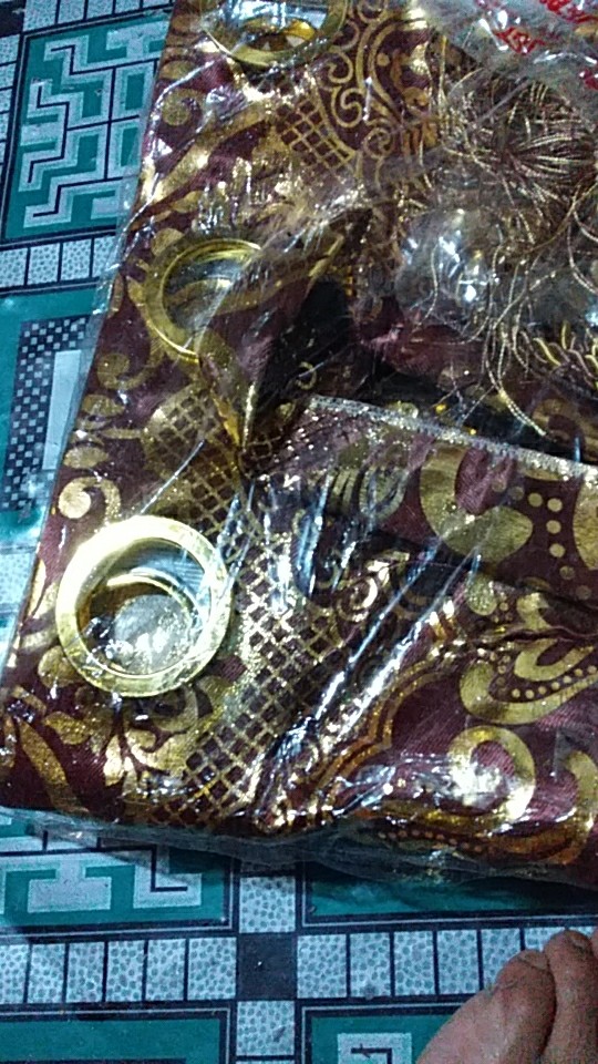 Gorden Blackout Zakat Buludru Print Mas Super,original &tebal