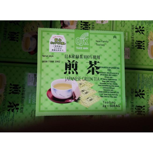 

J9Pv Osk Japanese Green Tea Teh Hijau Jepang Tow5