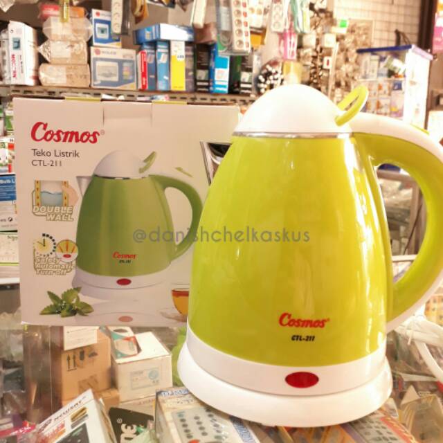 Cosmos Ketel Listrik Electric Kettle Pemanas Air 0 8 Liter Ctl 211 Ctl 211 Shopee Indonesia