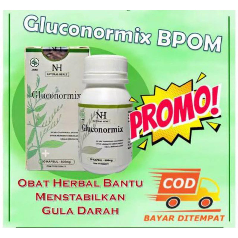 

GLUCONORMIC GLUCONORMIX Obat Diabetes Original Resmi