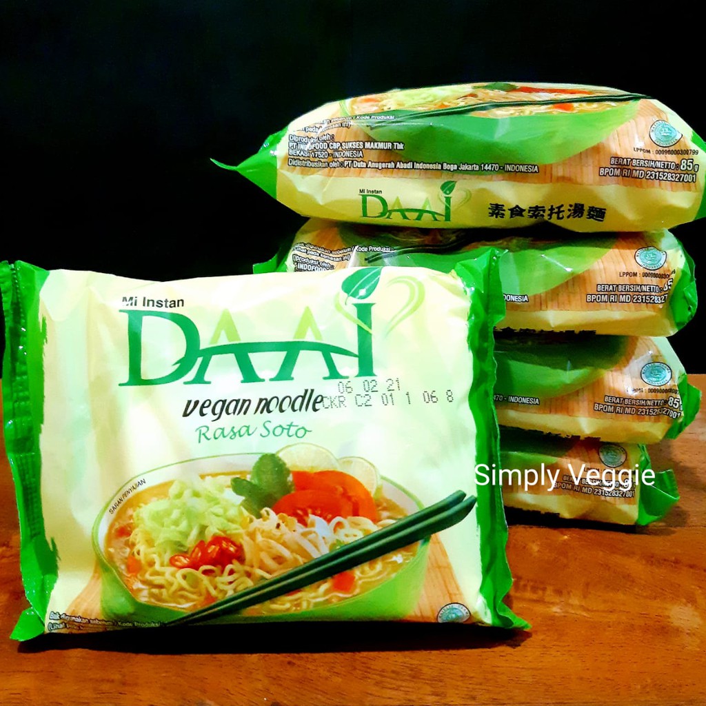 

Daai Mie Instant Vegetarian Rasa Soto / Vegetarian Instant Noodle / Vegan Noodle