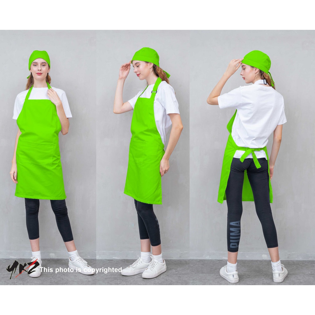 <apron>apron chef/apron barista /clemek barista/celemek masak / apron kitchen / celemek dapur /apron