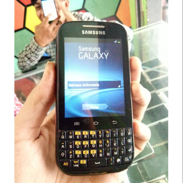 Samsung Galaxy Chat Gt B5330 Second Mulus Shopee Indonesia