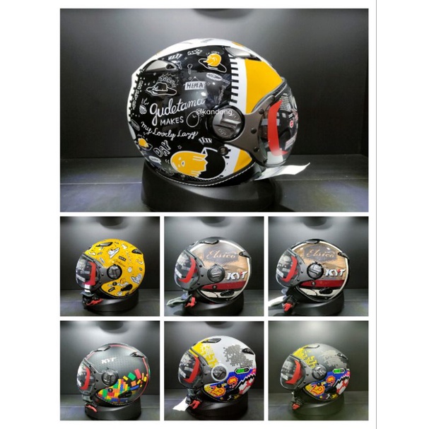 KYT ELSICO CORAK HELM RETRO OPEN FACE