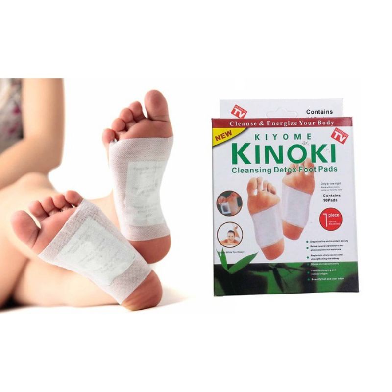 Koyo Kaki Kinoki White Cleansing Detox Foot Pads / Koyo Kaki Herbal Kinoki Detox / Koyo Penghilang Racun Dalam Tubuh / Foot Patch Koyo Detox Kaki / Kinoki Putih Koyo Penyerap Racun