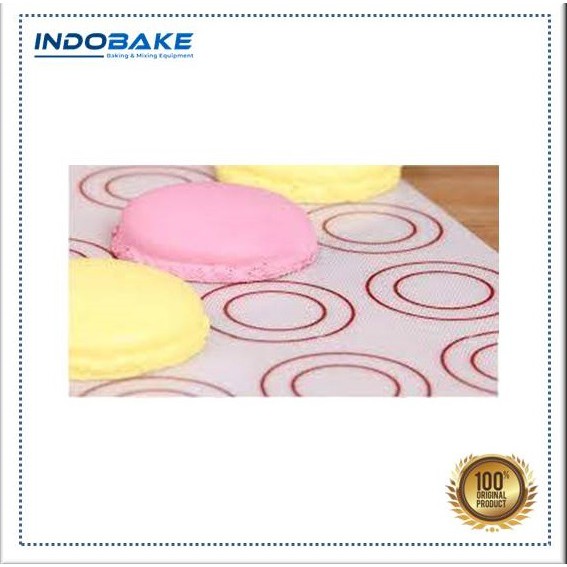 Unopan UN29103 -  Macaron Silicone Baking Mat / Alas Adonan Baking Mat Macaron Makaroni Cookies Biskuit Silikon Tebal