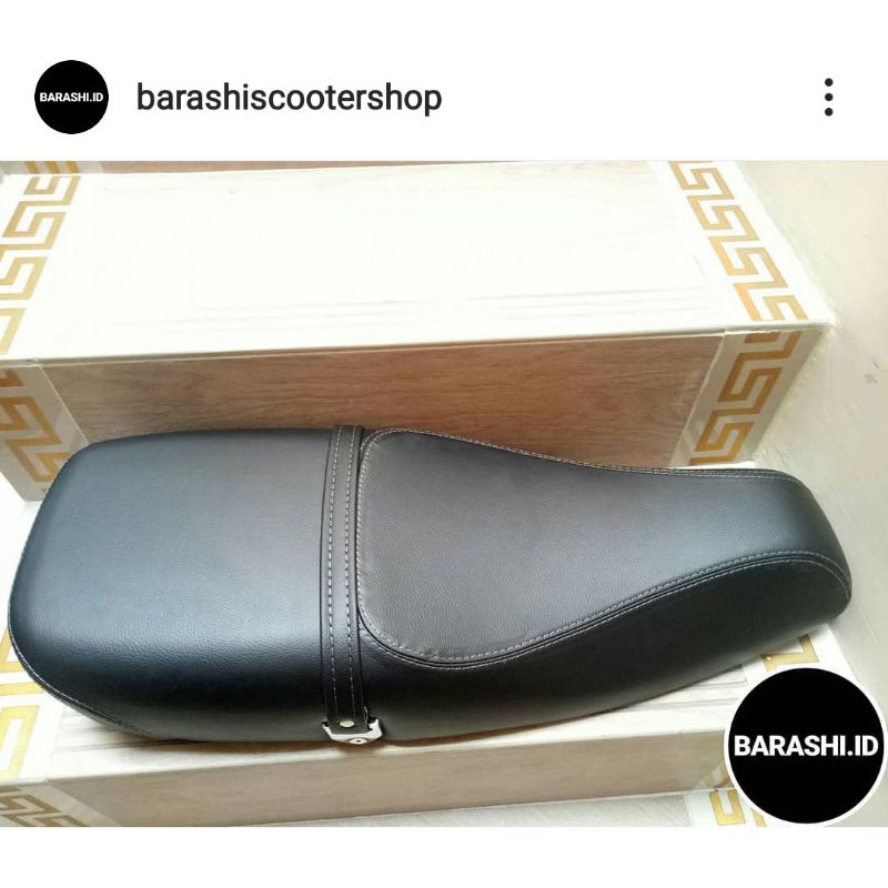 jok vespa new px rangka plastik soft import