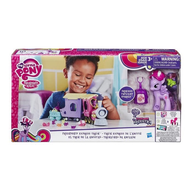 My little pony Twilight Sparkle train playset