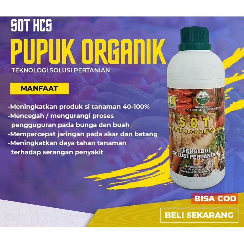 SOT HCS Suplemen Organik Tanaman
