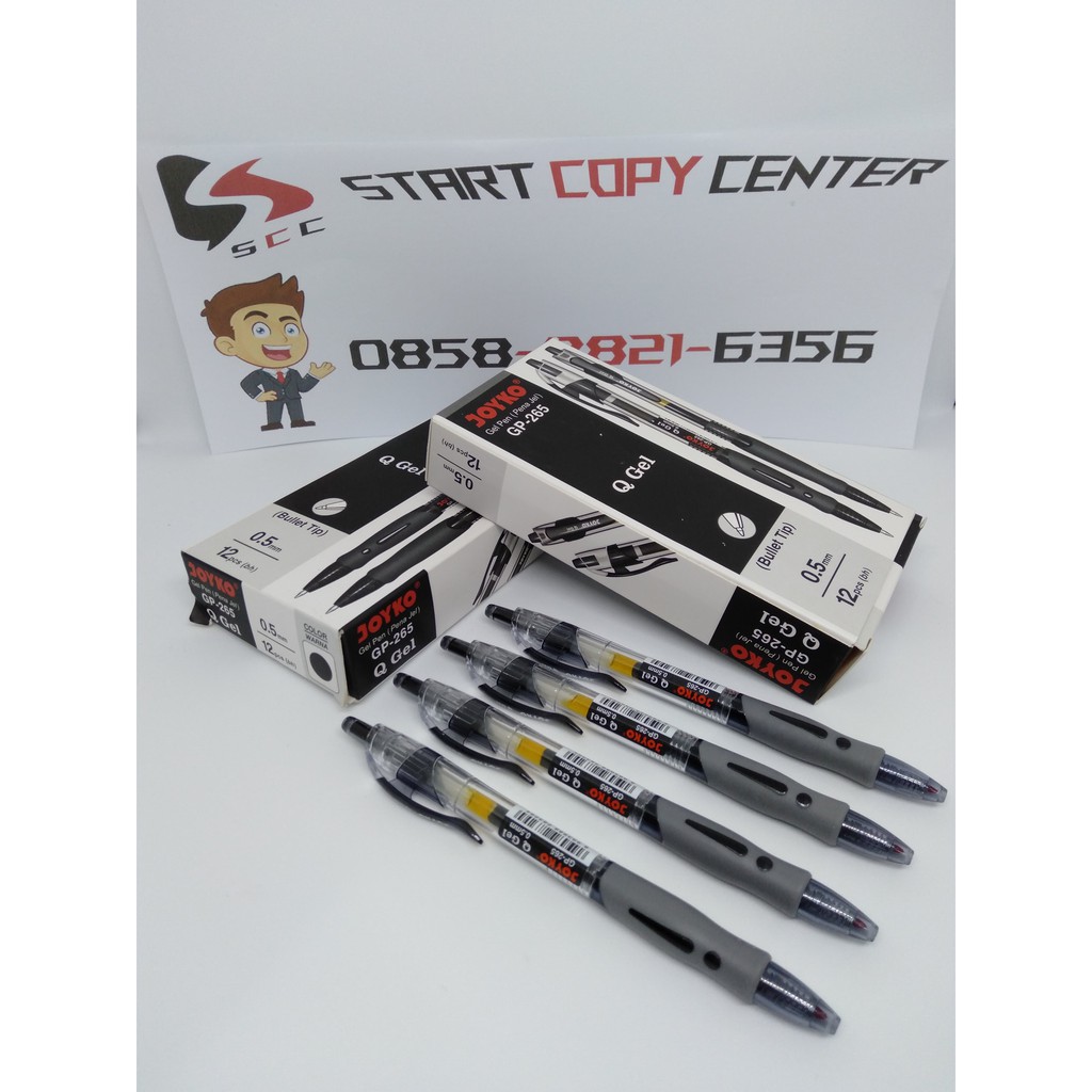 

PULPEN GEL JOYKO Q GEL GP-265 HITAM