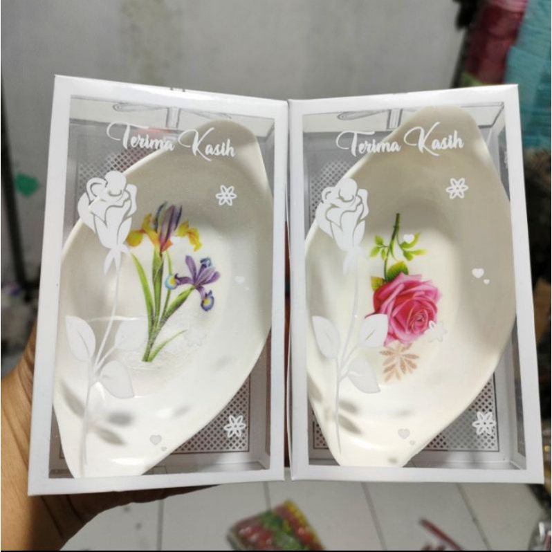 ISI 3 biji Mangkuk Milamin Souvenir Mangkok Plastik Kecil Perahu Satu Set Mika Plus Mika Mangkuk Man