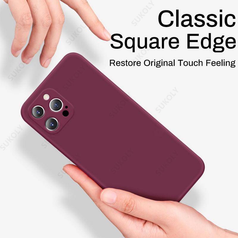 Casing Soft Case Silikon Untuk iPhone 13 14 Pro Max Plus Mini 14 13