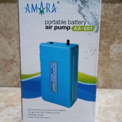 AMARA AA-001 PORTABLE BATTERY AIR PUMP AA-001 AERATOR AIRATOR BATERAI