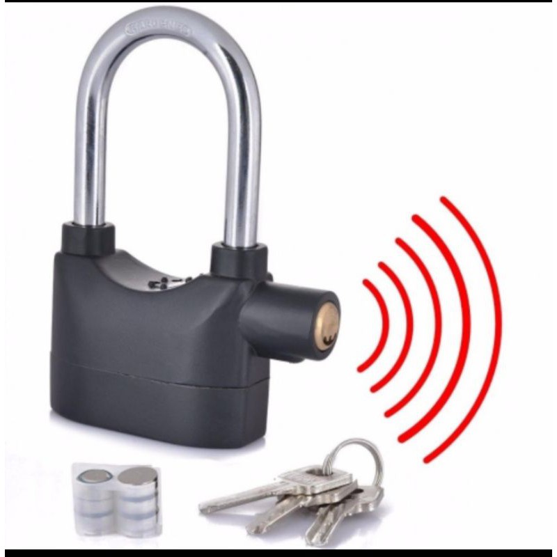 Gembok Alarm lock - RING PANJANG