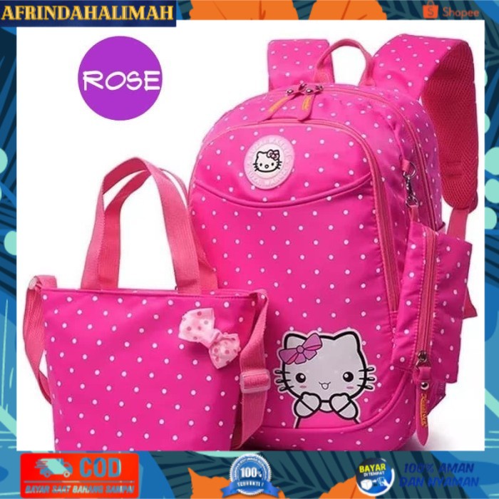 

[TERBARU] ransel sekolah set hello kitty - Fanta