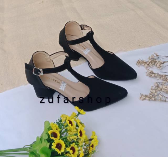 Abhia Pump Heels (IY-48) / Sepatu Hak Tahu / Heels Wanita / Sepatu Kerja Wanita