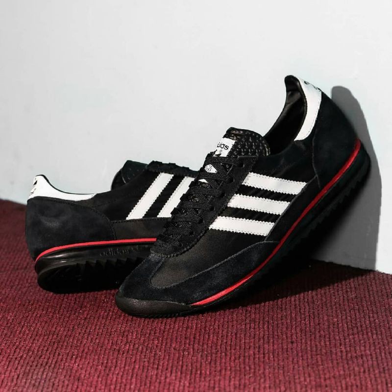 ADIDAS SL72 BLACK WHITE RED