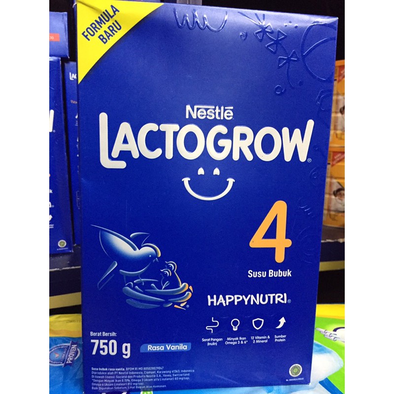 

Nestle Lactogrow 4 happy nutri 750g