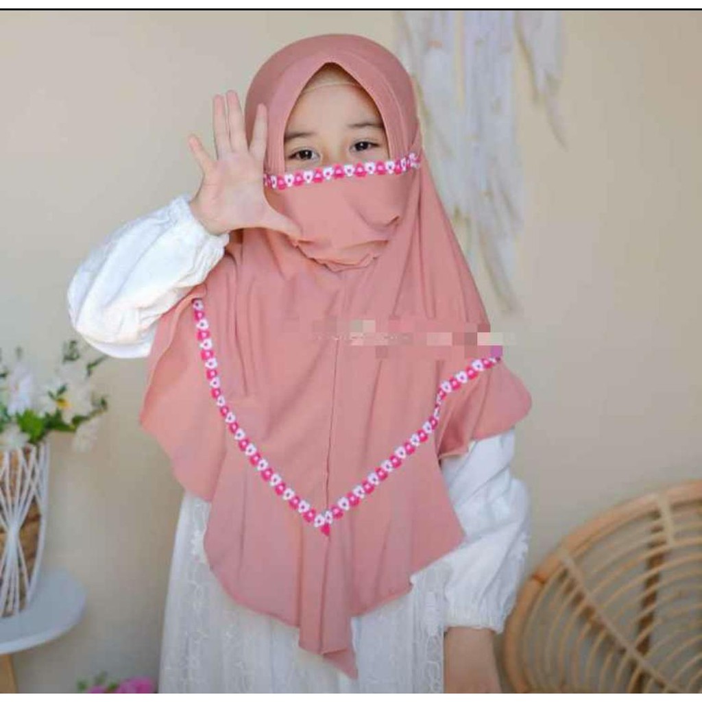 HIJAB INSTANT ANISA ANAK / ABEL NIQOB ORI ARETHA