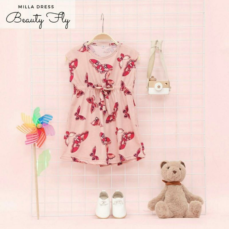 Milla dress/ dress anak perempuan