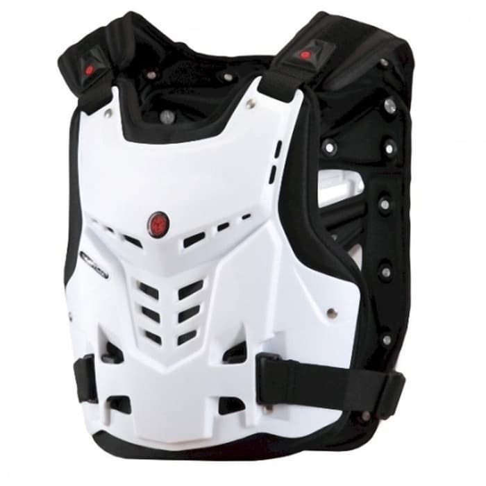 Body Protector Armor Scoyco AM05 warna PUTIH / WHITE dan HIJAU STABILO