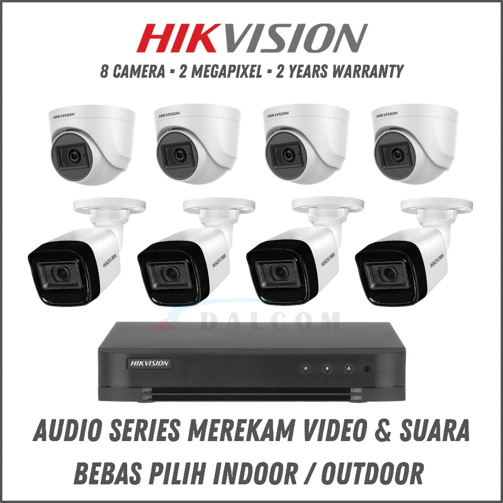 Dapatkan Keamanan Tambahan Dengan Paket CCTV Hikvision 8 Channel