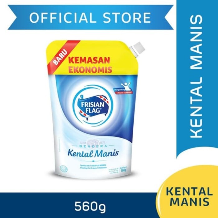 

FRISIAN FLAG SUSUBENDERA KENTAL MANIS PUTIH 545g