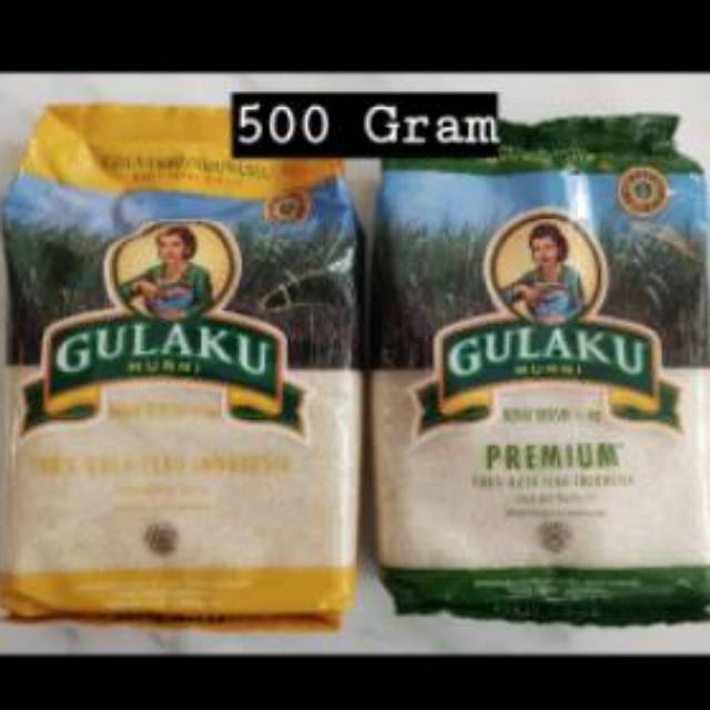 

Gula Tebu Merk Gulaku Putih / Kuning 500 Gram