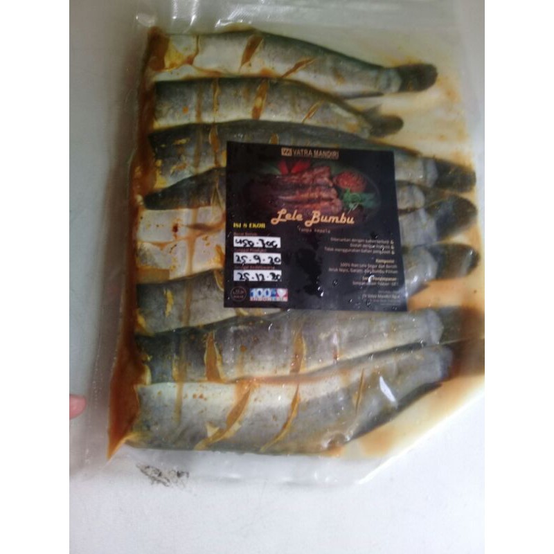 

lele ungkep bumbu kuning isi 8 tanpa kepala